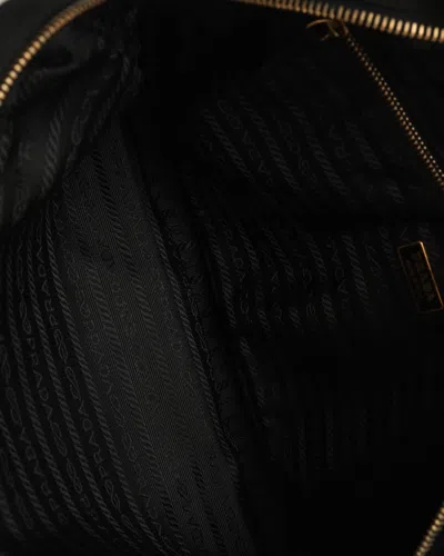 Prada Tessuto Handbag In Black