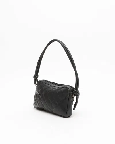 Pre-owned Chanel Cambon Shoulder Bag In Black