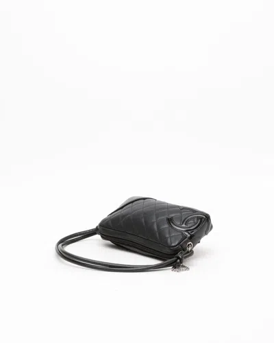 Pre-owned Chanel Cambon Shoulder Bag In Black