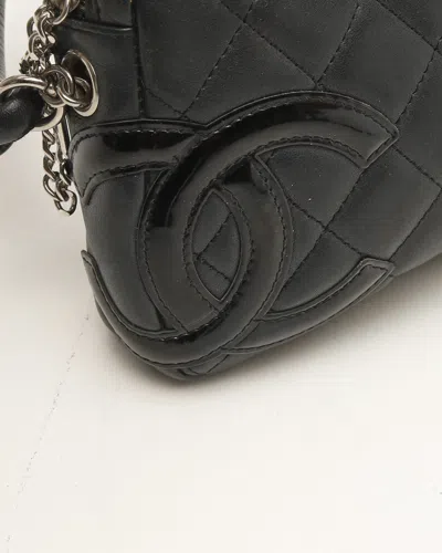 Pre-owned Chanel Cambon Shoulder Bag In Black