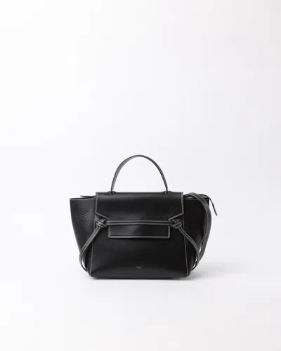 Celine Mini Belt Bag In Black