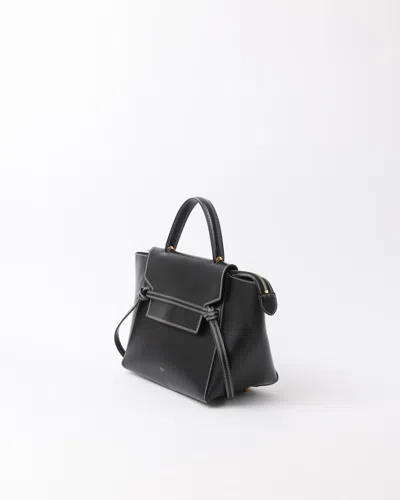 Celine Mini Belt Bag In Black