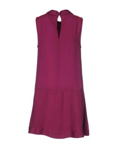 Shop Marc By Marc Jacobs Short Dress In Purple