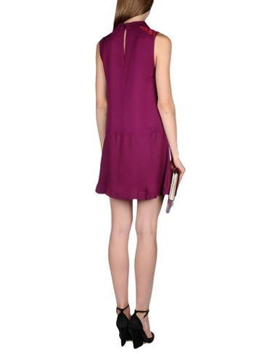 Shop Marc By Marc Jacobs Short Dress In Purple