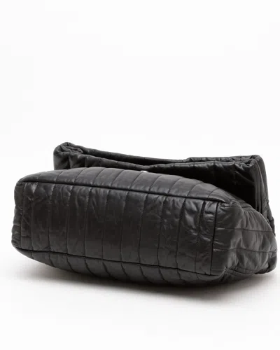 Balenciaga Medium Monaco Chain-strap Quilted Shoulder Bag In Black