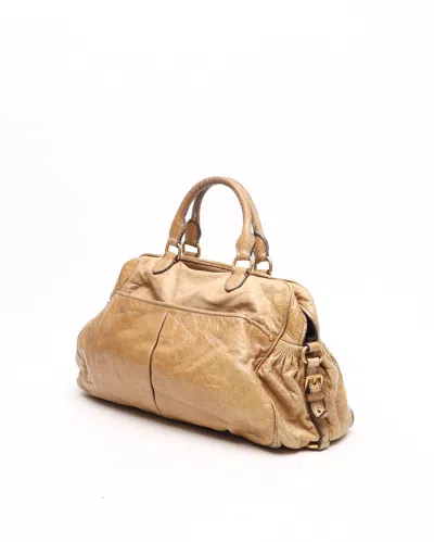 Miu Miu Vitello Shine Tote Bag