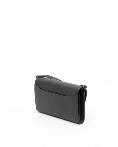 Pre-owned Hermes Hermès Epsom Constance To Go Long Wallet In Black