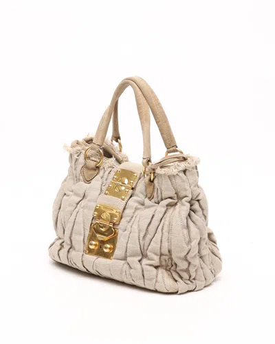 Miu Miu Matelassé Bag