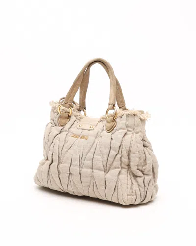 Miu Miu Matelassé Bag