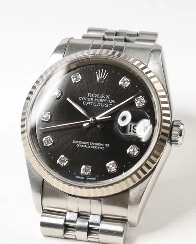 Rolex Datejust 36mm Ref 16234 Diamond Dial 2000 Watch