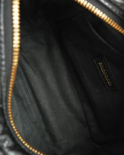 Balenciaga Black Monaco Xs Camera Bag In 1000 Black