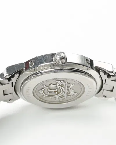 Pre-owned Hermes Hermès Clipper 24mm Ref Cl4.210 Watch In Pink