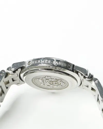 Pre-owned Hermes Hermès Clipper 24mm Ref Cl4.210 Watch In Pink