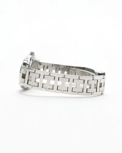 Pre-owned Hermes Hermès Clipper 24mm Ref Cl4.210 Watch In Pink