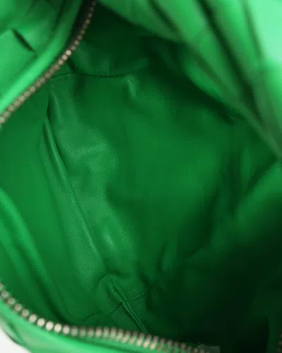 Bottega Veneta Jodie Mini Knotted Intrecciato Leather Tote In Green