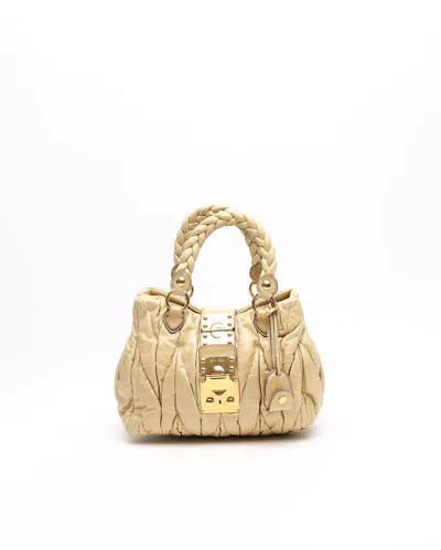 Miu Miu Matelassé Lux Bag
