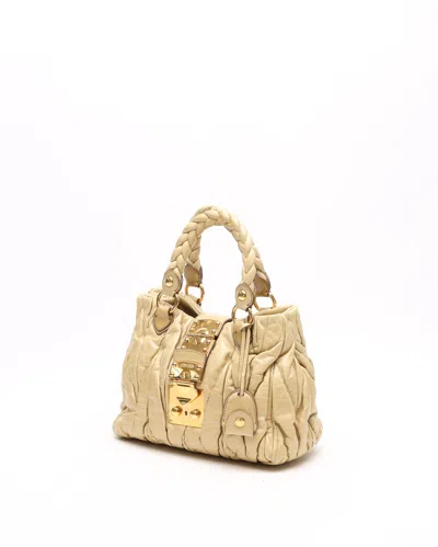 Miu Miu Matelassé Lux Bag