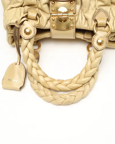 Miu Miu Matelassé Lux Bag