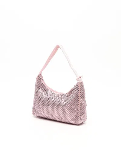 Prada Re-edition 2000 Crystal-embellished Mini Bag In Pink