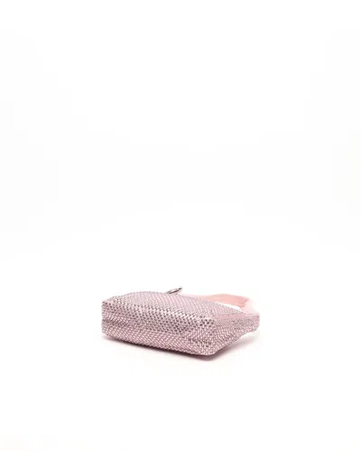 Prada Re-edition 2000 Crystal-embellished Mini Bag In Pink