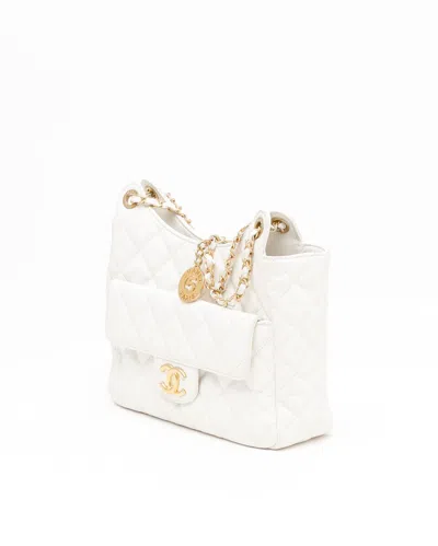 Chanel Caviar Medium Wavy Cc Bag