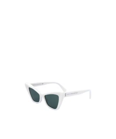 Stella Mccartney Full Frame Sunglasses In White