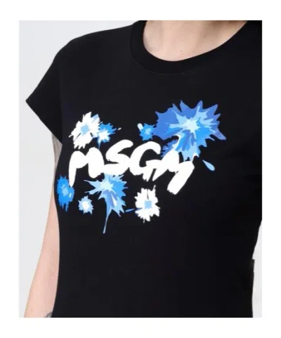 Msgm Logo-print T-shirt