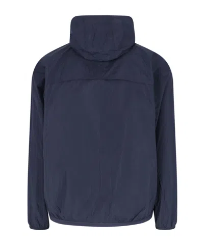 K-way Man Jacket Lead Size Xxl Polyamide In Blue