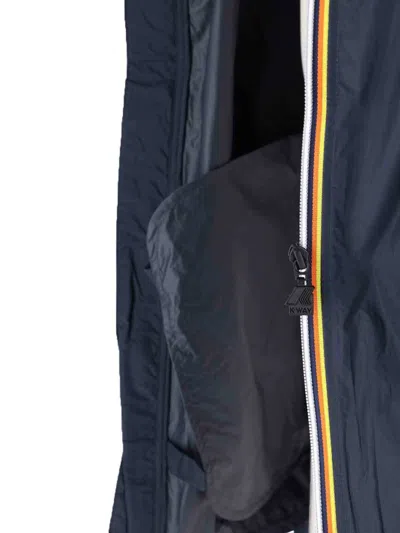 K-way Man Jacket Lead Size Xxl Polyamide In Blue