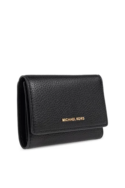 Michael Michael Kors Textured Wallet With External Zipped Pocket
