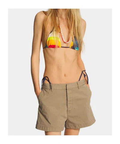 Dsquared2 Summer Lovers Shorts In Brown