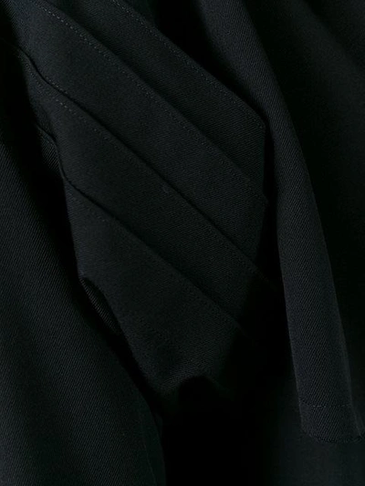 Shop Yohji Yamamoto Cropped Bolero Jacket In Black