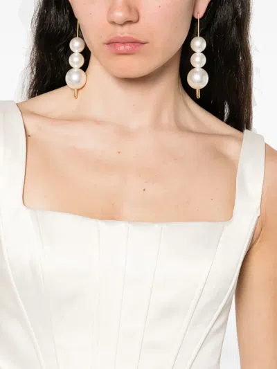 Malina Dresses White In White