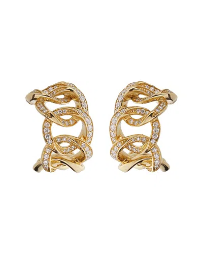 Graff Inspired By Twombly Huggie 18k Yellow Gold D