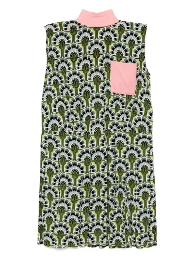 Pre-owned Miu Miu Patterned Dress