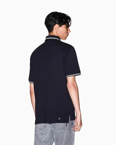 Armani Exchange Short Sleeve Logo Polo