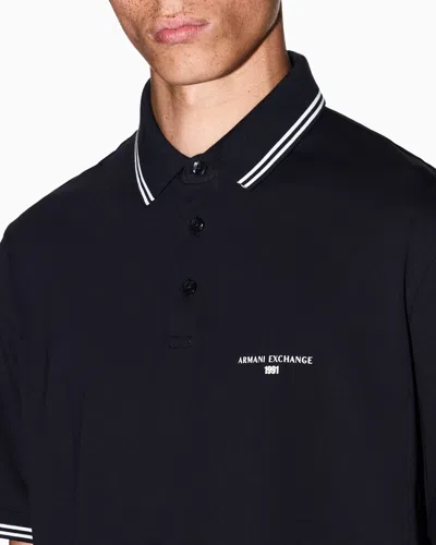 Armani Exchange Short Sleeve Logo Polo