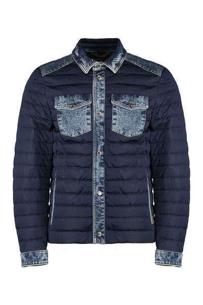 Moorer Denim Inserts Down Jacket