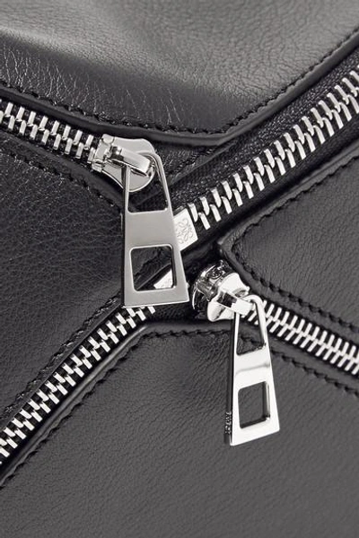 Shop Loewe Puzzle Leather Shoulder Bag