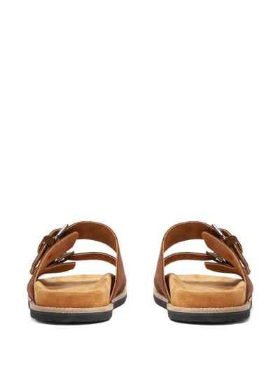 Scarosso Enea Buckled Slip-on Sandals In Multi