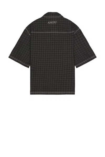 Amiri Men's Ma Quad Work Shirt In Gray