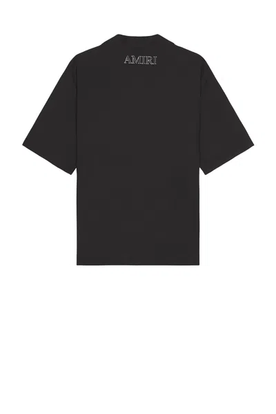 Amiri Modal Blend Shirt Chest Pocket In Black