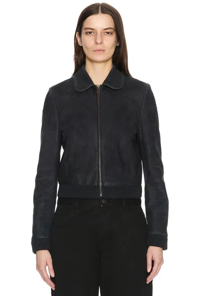 The Row Axelette Suede Jacket