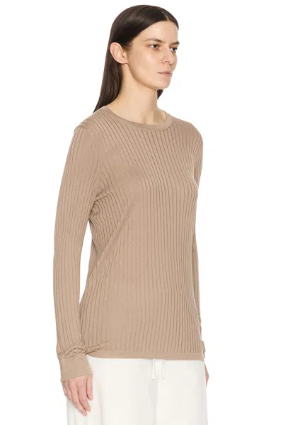 The Row Top Keya In Misto Viscosa Cappuccino Donna