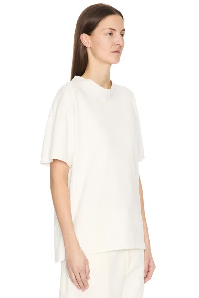 The Row Isha Oversize Cotton Jersey T-shirt In White