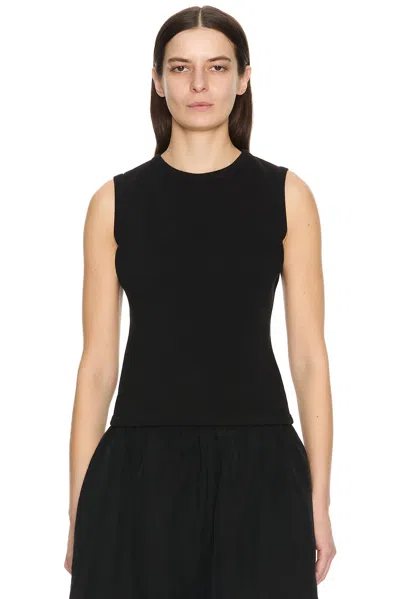 The Row Black Frankie Tank Top