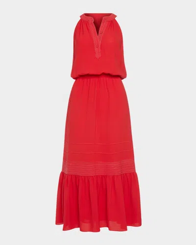 Ramy Brook Carmen Tiered Sleeveless Midi Dress