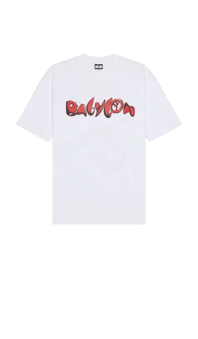 Babylon Blood Tee In White