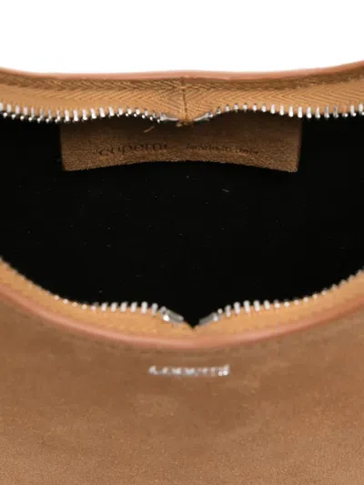 Coperni Suede Top Handle Shoulder Bag In Brown