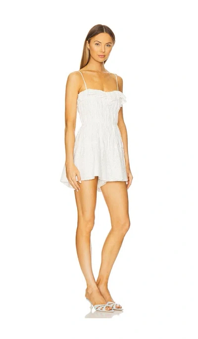 Saylor Perdita Romper In White